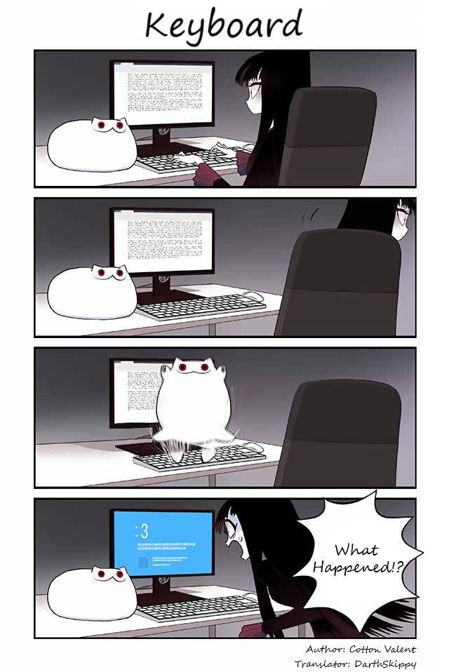 Creepy Cat Chapter 38 page 1 - Chapter 38: Keyboard