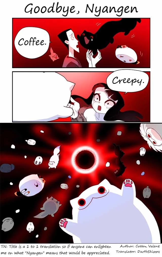 Creepy Cat Chapter 397 page 1 - Chapter 397: Goodbye, Nyangen