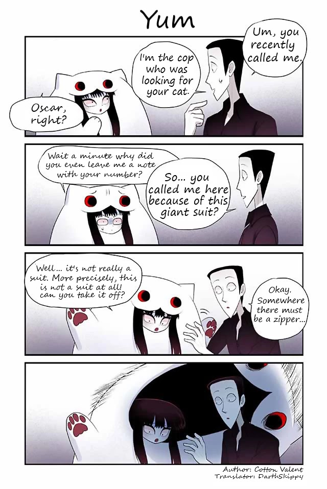 Creepy Cat Chapter 56 page 1 - Chapter 56: Yum