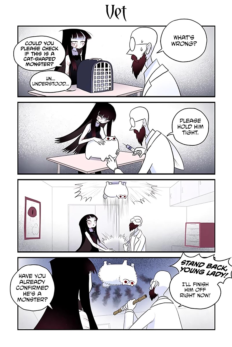 Creepy Cat Chapter 8 page 1 - Chapter 8: Vet