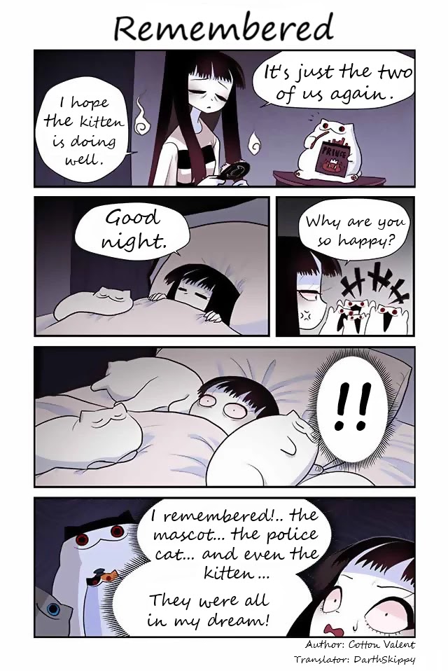 Creepy Cat Chapter 88 page 1 - Chapter 88: Remembered