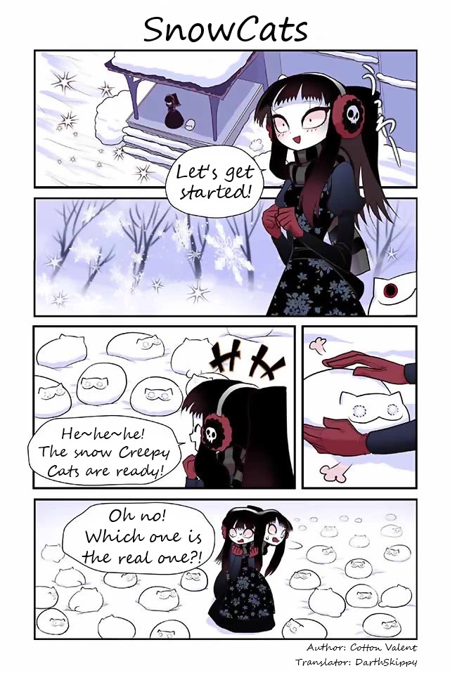 Creepy Cat Chapter 95 page 1 - Chapter 95: SnowCats