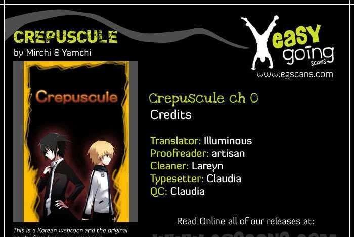 Crepuscule (Yamchi) Chapter 0 page 1 - Chapter 0 : [Prologue]