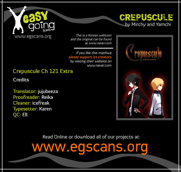 Crepuscule (Yamchi) Chapter 121.5 page 1 - Chapter 121.5 : 4-koma Manhwa Special!