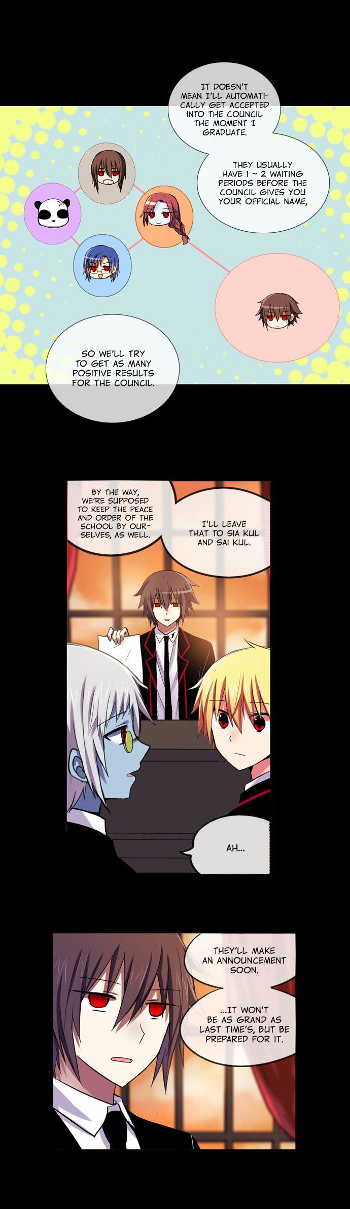 Crepuscule (Yamchi) Chapter 173 page 3 - Chapter 173 : Student Council (1)