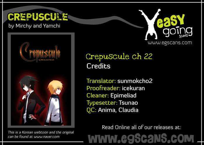 Crepuscule (Yamchi) Chapter 22 page 1 - Chapter 22 : Friends (2)