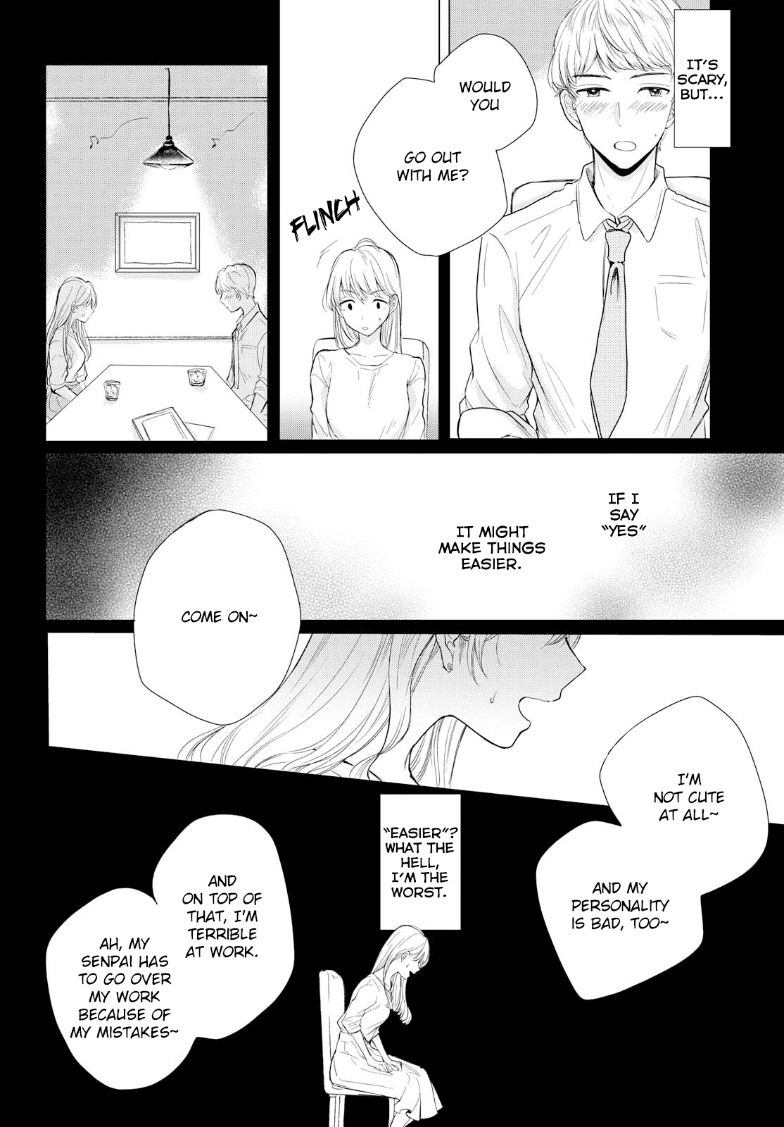 Crescent Moon and Doughnuts Chapter 1 page 14 - Chapter 1: The Moon is a Hole in the Night Sky