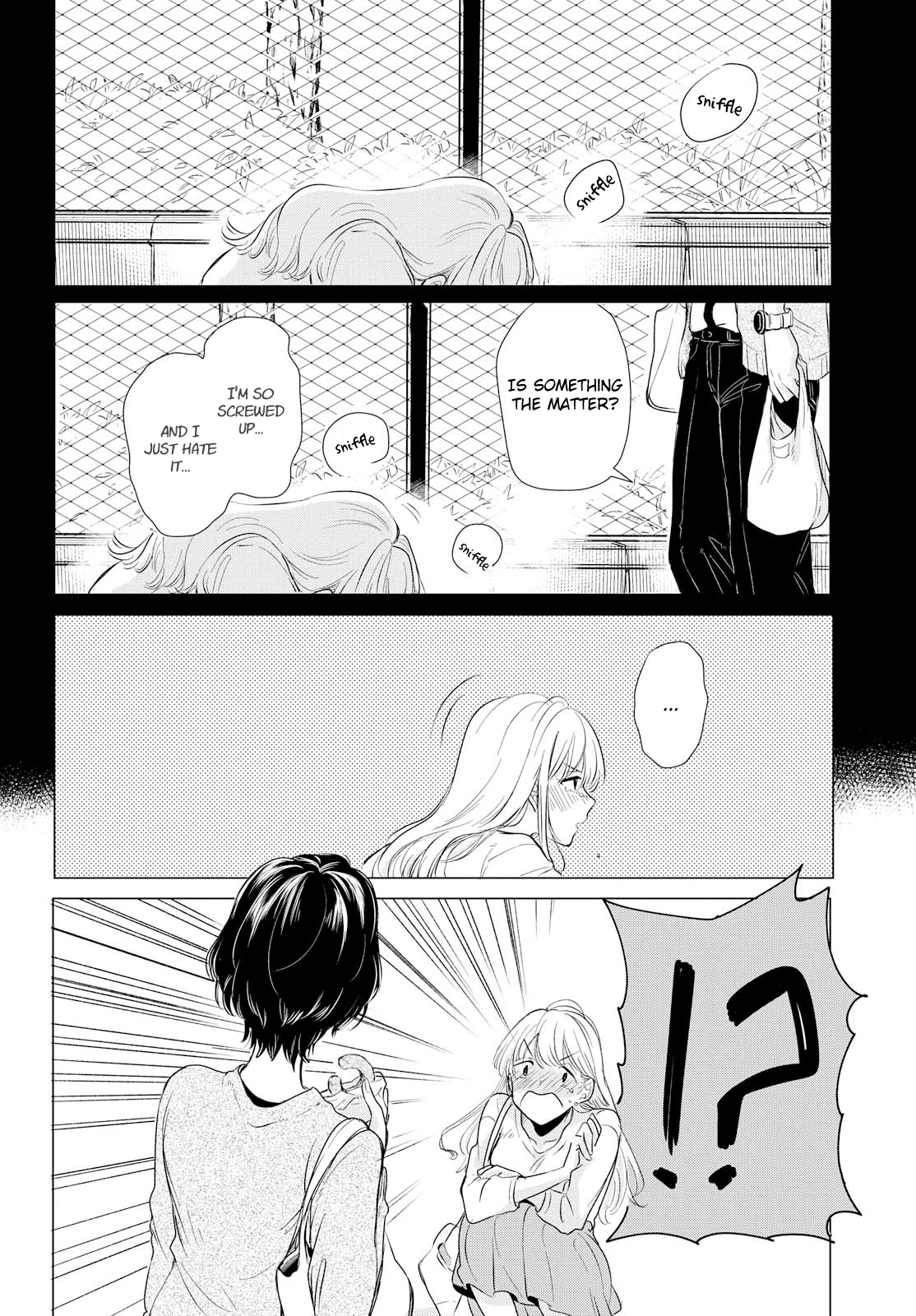 Crescent Moon and Doughnuts Chapter 1 page 20 - Chapter 1: The Moon is a Hole in the Night Sky