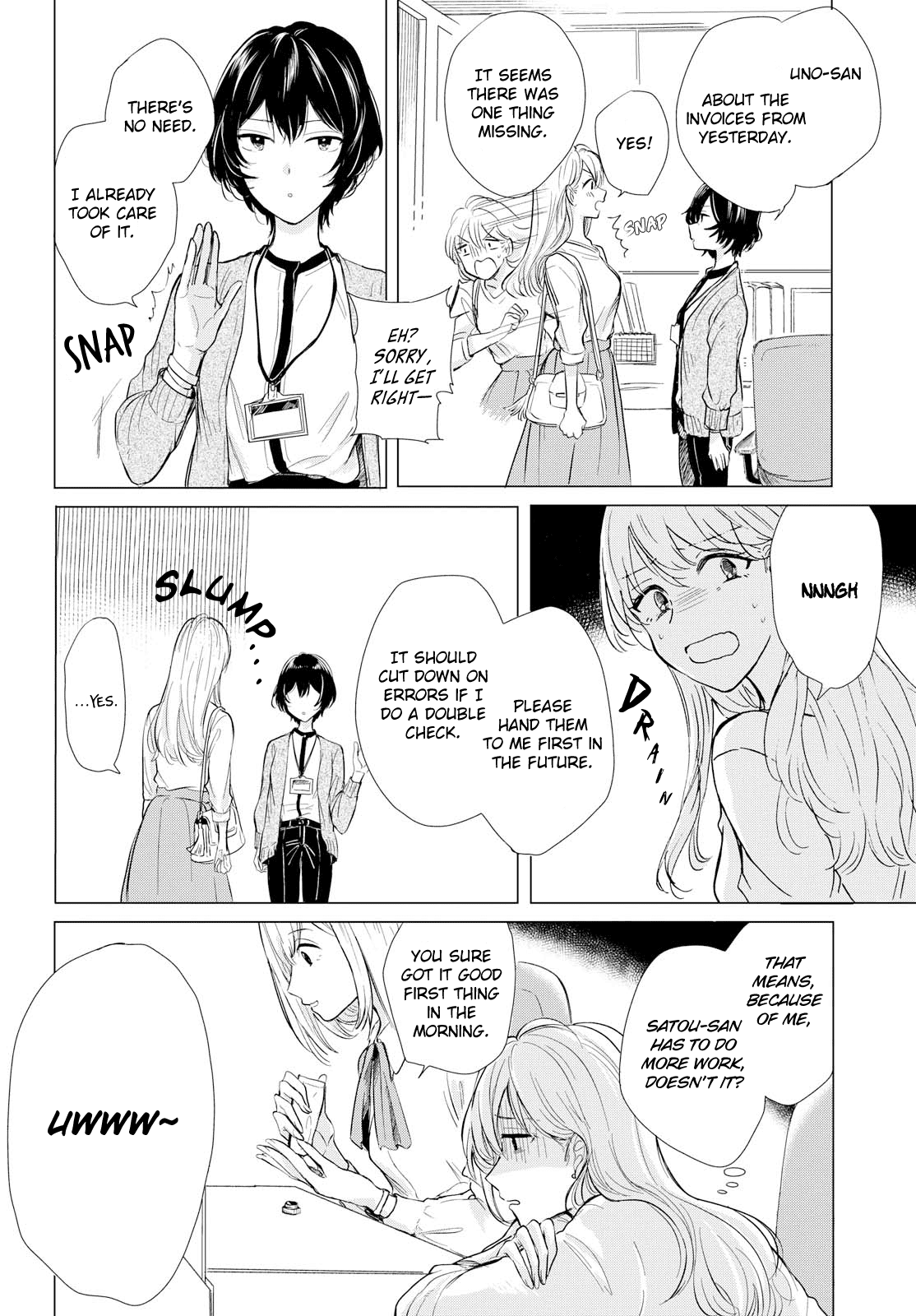 Crescent Moon and Doughnuts Chapter 1 page 8 - Chapter 1: The Moon is a Hole in the Night Sky