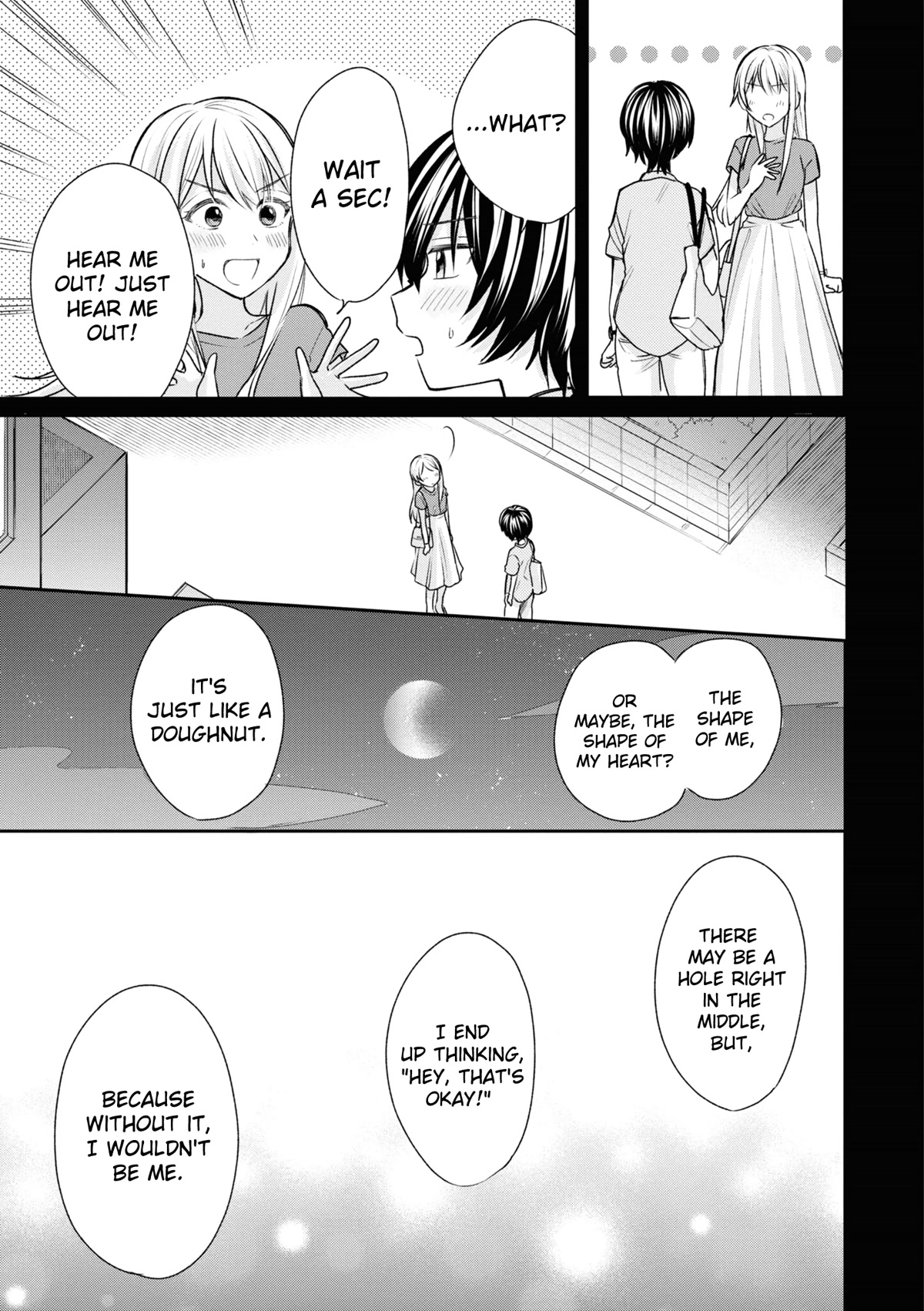 Crescent Moon and Doughnuts Chapter 16 page 28 - Chapter 16: The Meaning of Love