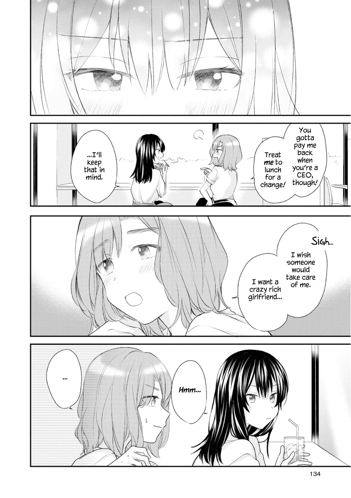 Crescent Moon and Doughnuts Chapter 20 page 12 - Chapter 20: Looking at the Same Moon [END]