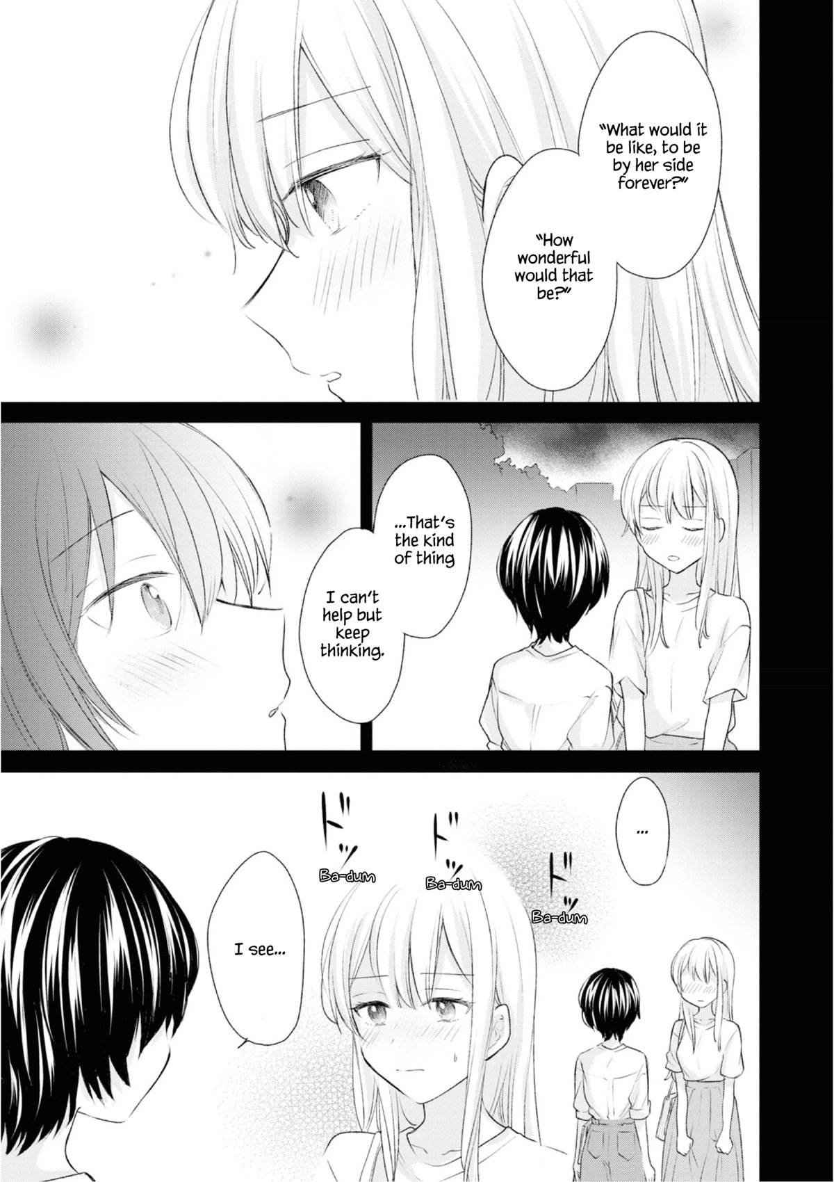 Crescent Moon and Doughnuts Chapter 20 page 27 - Chapter 20: Looking at the Same Moon [END]