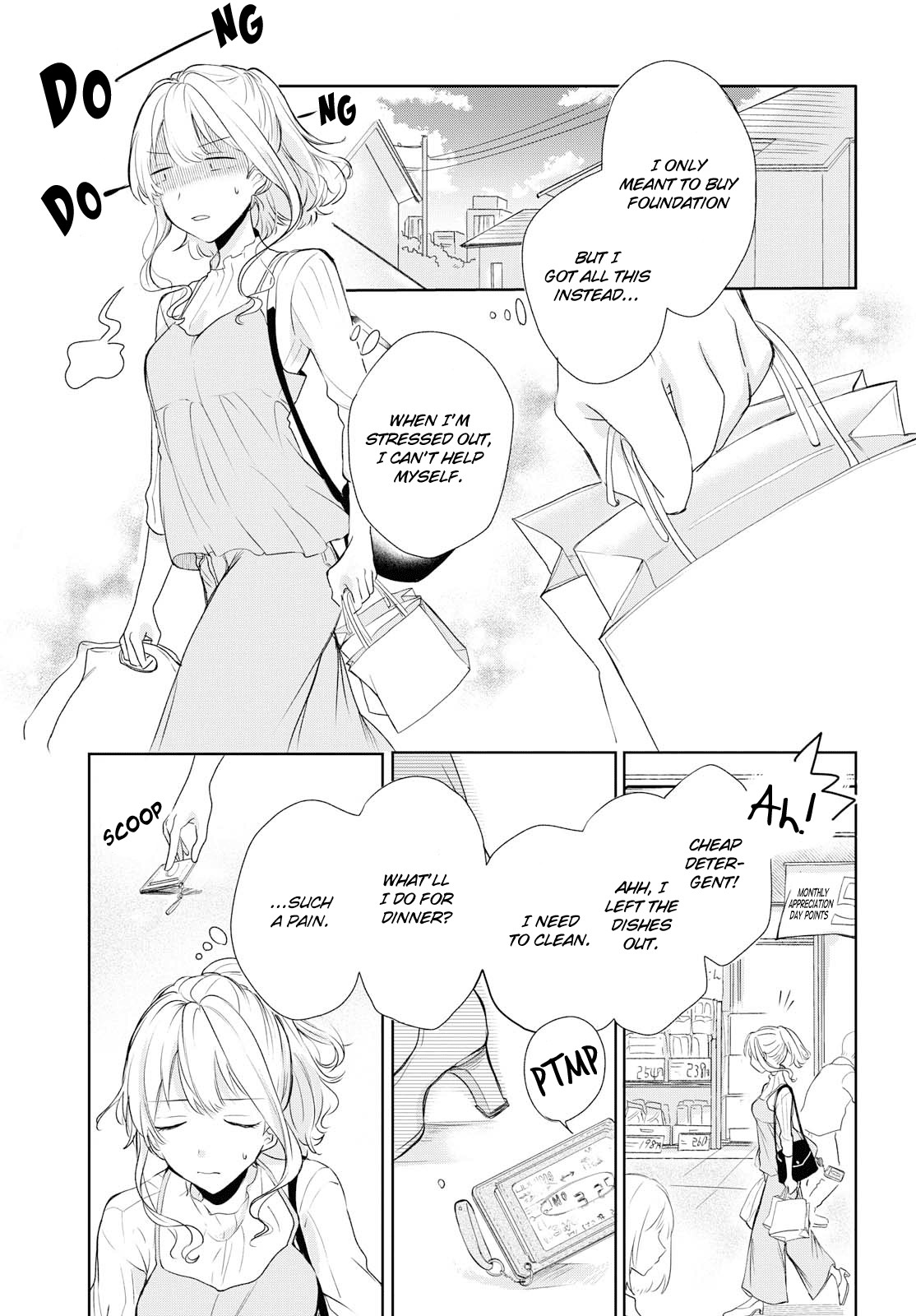 Crescent Moon and Doughnuts Chapter 3 page 9 - Chapter 3: One Small Step