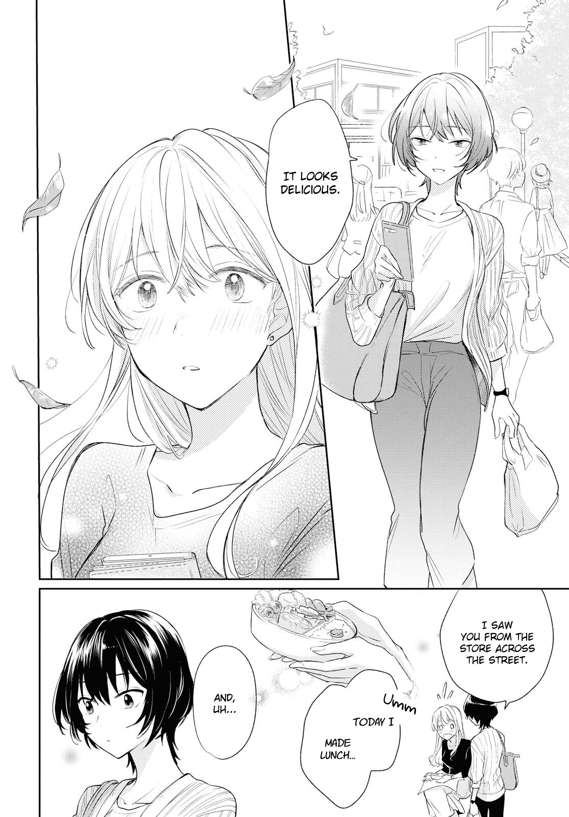 Crescent Moon and Doughnuts Chapter 4 page 14 - Chapter 4: The Moon Among the Clouds