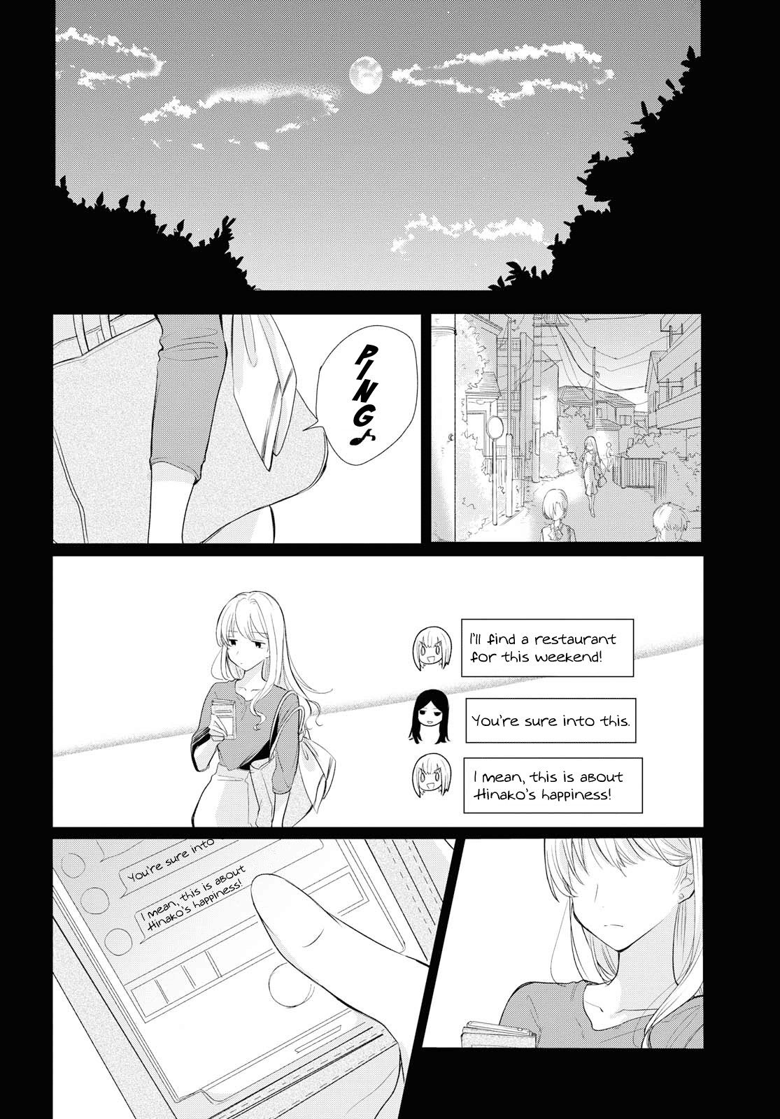 Crescent Moon and Doughnuts Chapter 4 page 28 - Chapter 4: The Moon Among the Clouds