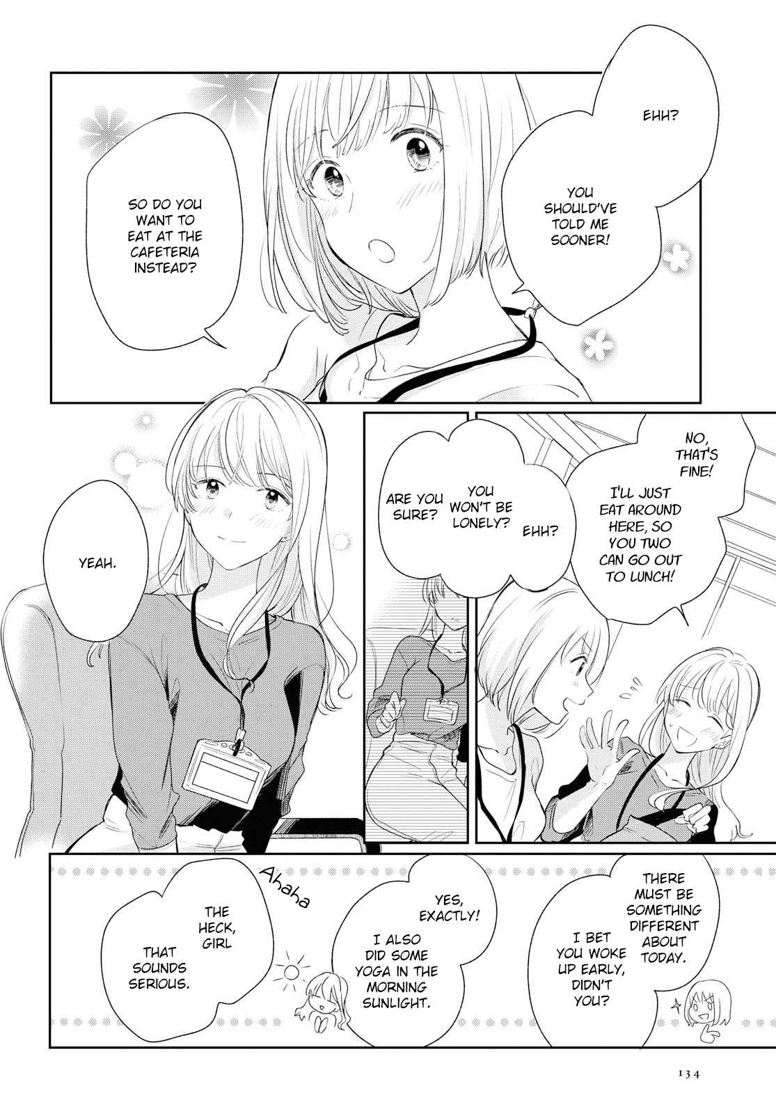 Crescent Moon and Doughnuts Chapter 4 page 8 - Chapter 4: The Moon Among the Clouds