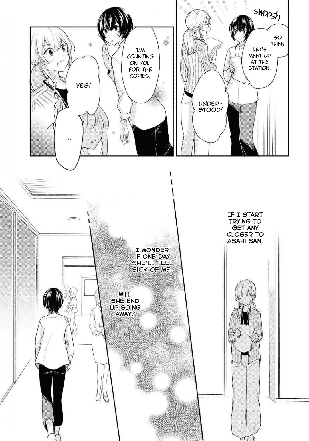 Crescent Moon and Doughnuts Chapter 9 page 13 - Chapter 9: Letting Go and Holding On