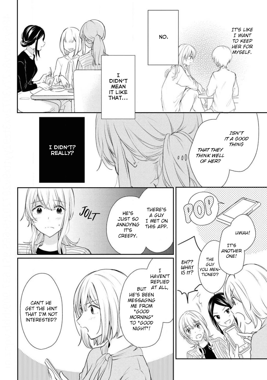 Crescent Moon and Doughnuts Chapter 9 page 18 - Chapter 9: Letting Go and Holding On