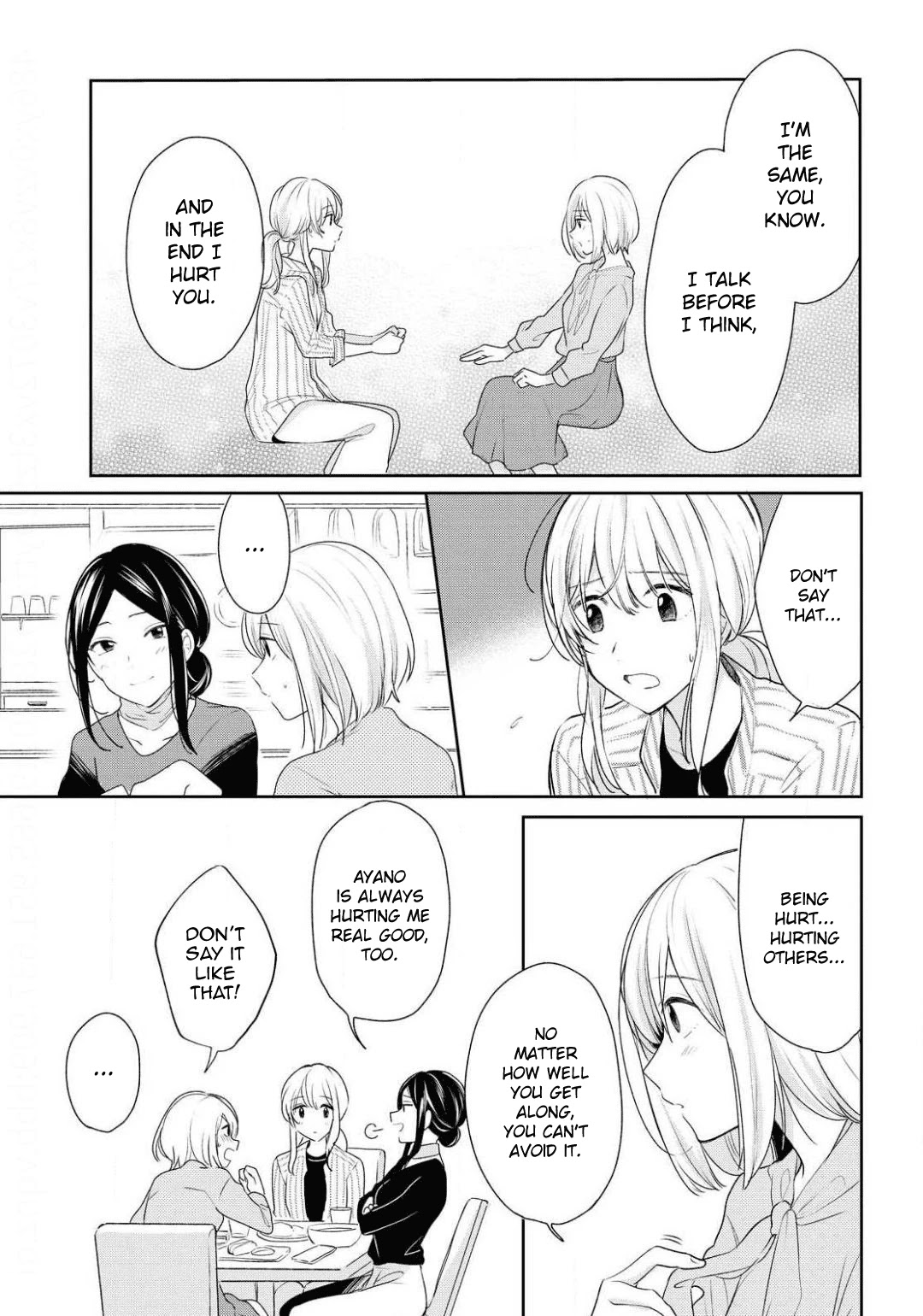 Crescent Moon and Doughnuts Chapter 9 page 21 - Chapter 9: Letting Go and Holding On