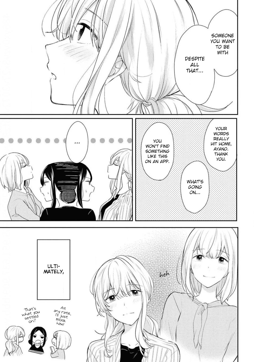 Crescent Moon and Doughnuts Chapter 9 page 23 - Chapter 9: Letting Go and Holding On