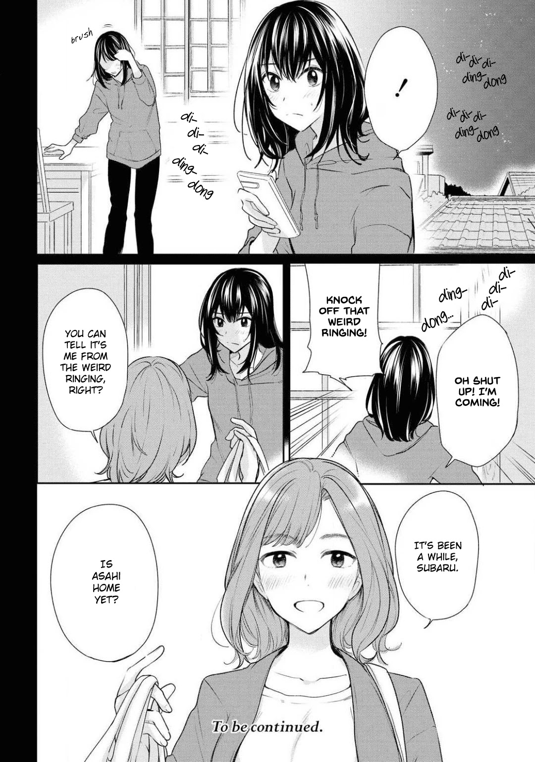 Crescent Moon and Doughnuts Chapter 9 page 32 - Chapter 9: Letting Go and Holding On