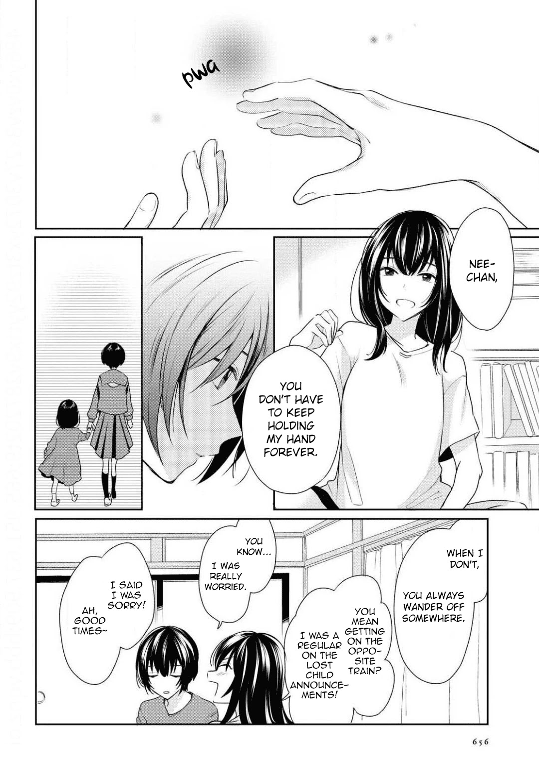 Crescent Moon and Doughnuts Chapter 9 page 6 - Chapter 9: Letting Go and Holding On