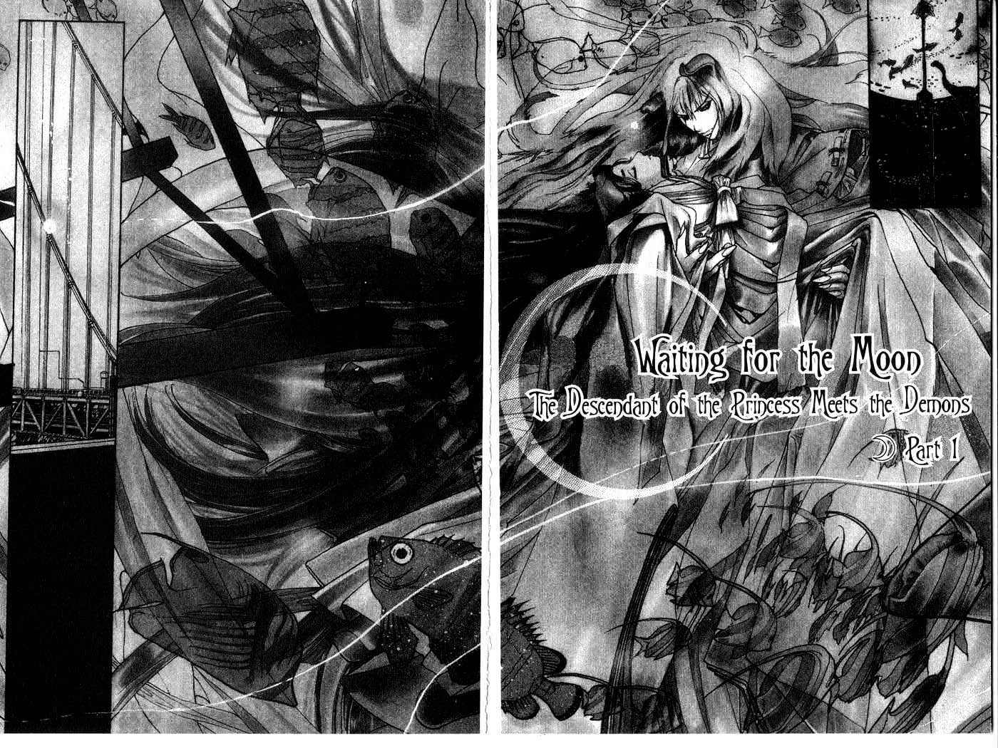 Crescent Moon Chapter 1.1 page 1 - Vol.1 Chapter 1 : 1 Waiting for the Moon: The Descendant of the Princess Meets the...