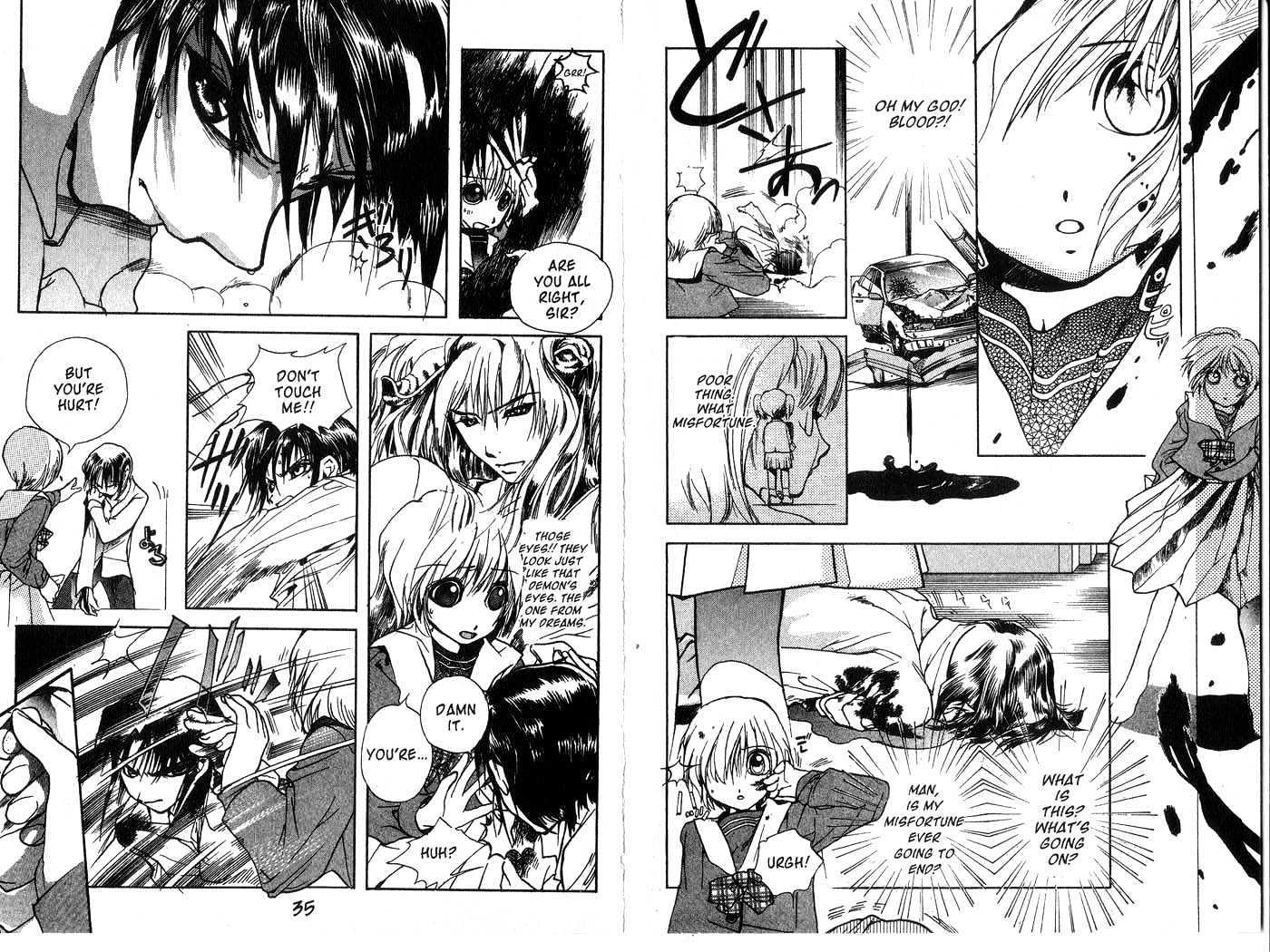 Crescent Moon Chapter 1.1 page 10 - Vol.1 Chapter 1 : 1 Waiting for the Moon: The Descendant of the Princess Meets the...