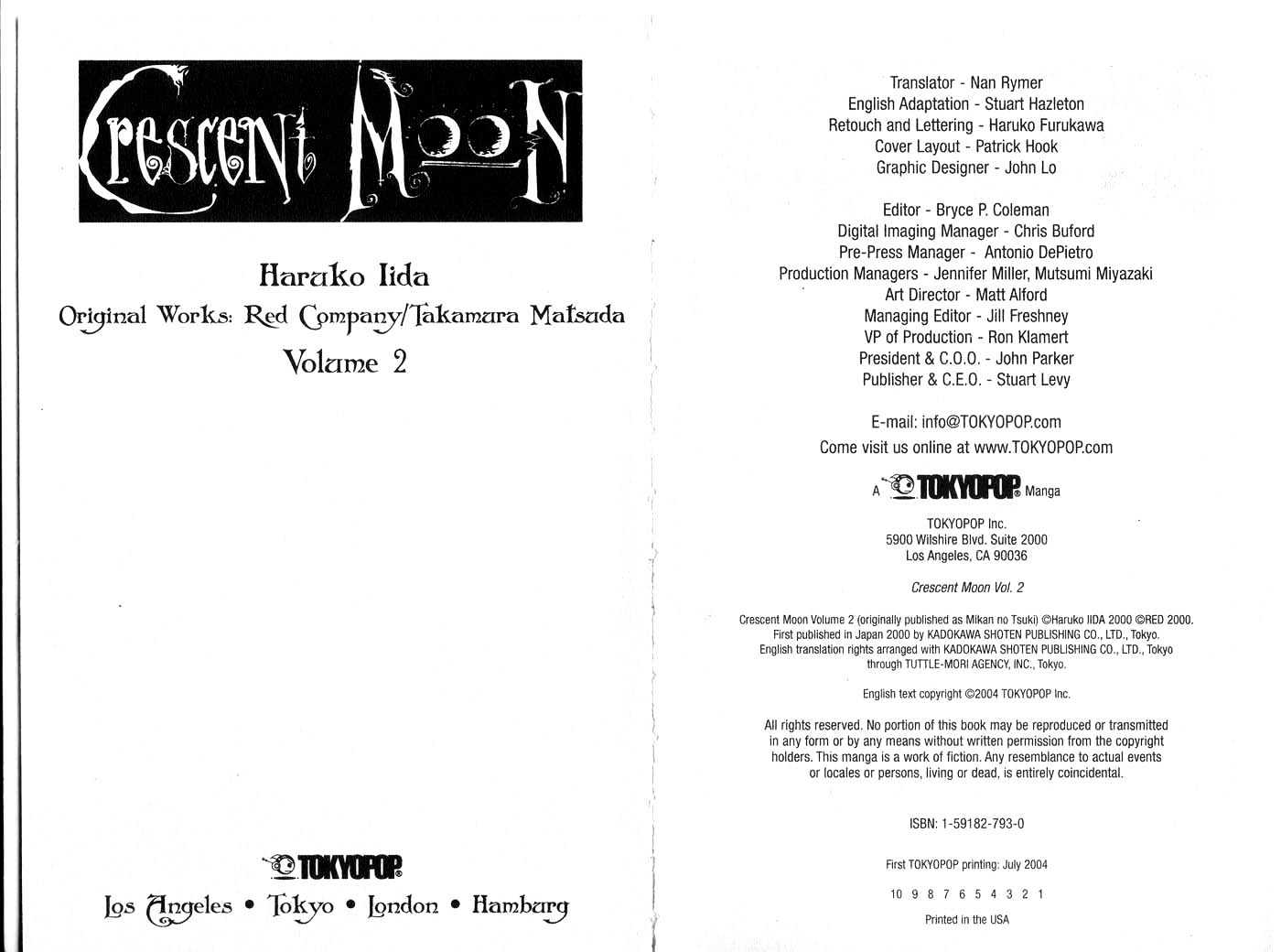 Crescent Moon Chapter 2.0 page 2 - Vol.02 Chapter 0