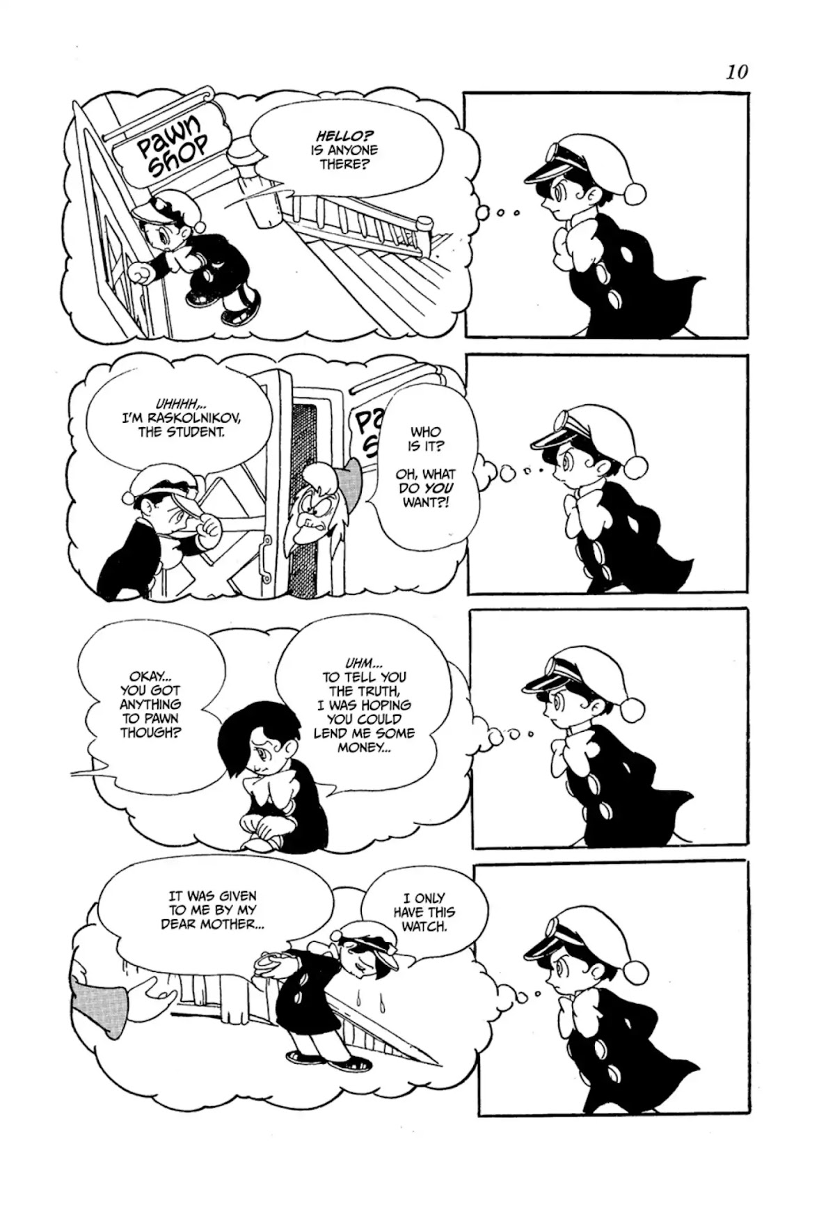 Crime and Punishment (Tezuka Osamu) Chapter 1 page 10 - Chapter 1: Crime and Punishment
