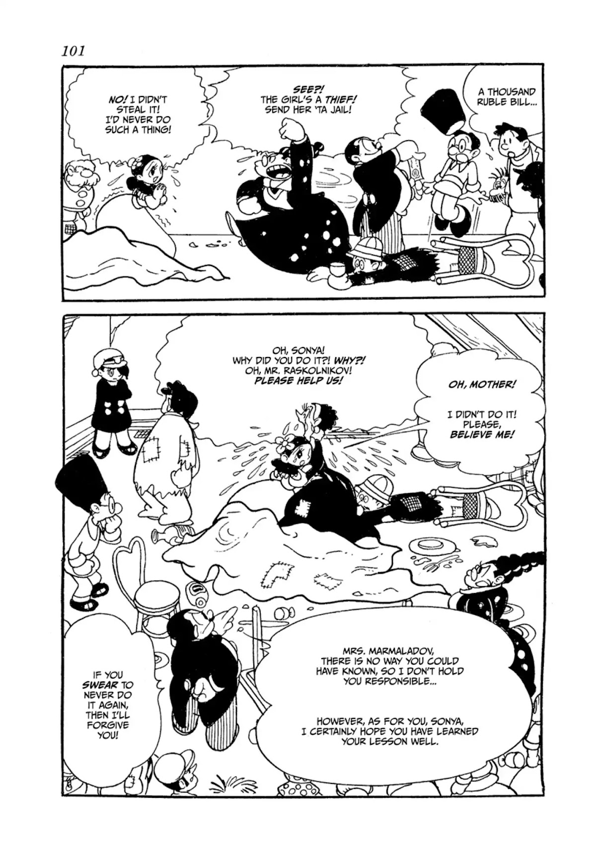Crime and Punishment (Tezuka Osamu) Chapter 1 page 101 - Chapter 1: Crime and Punishment