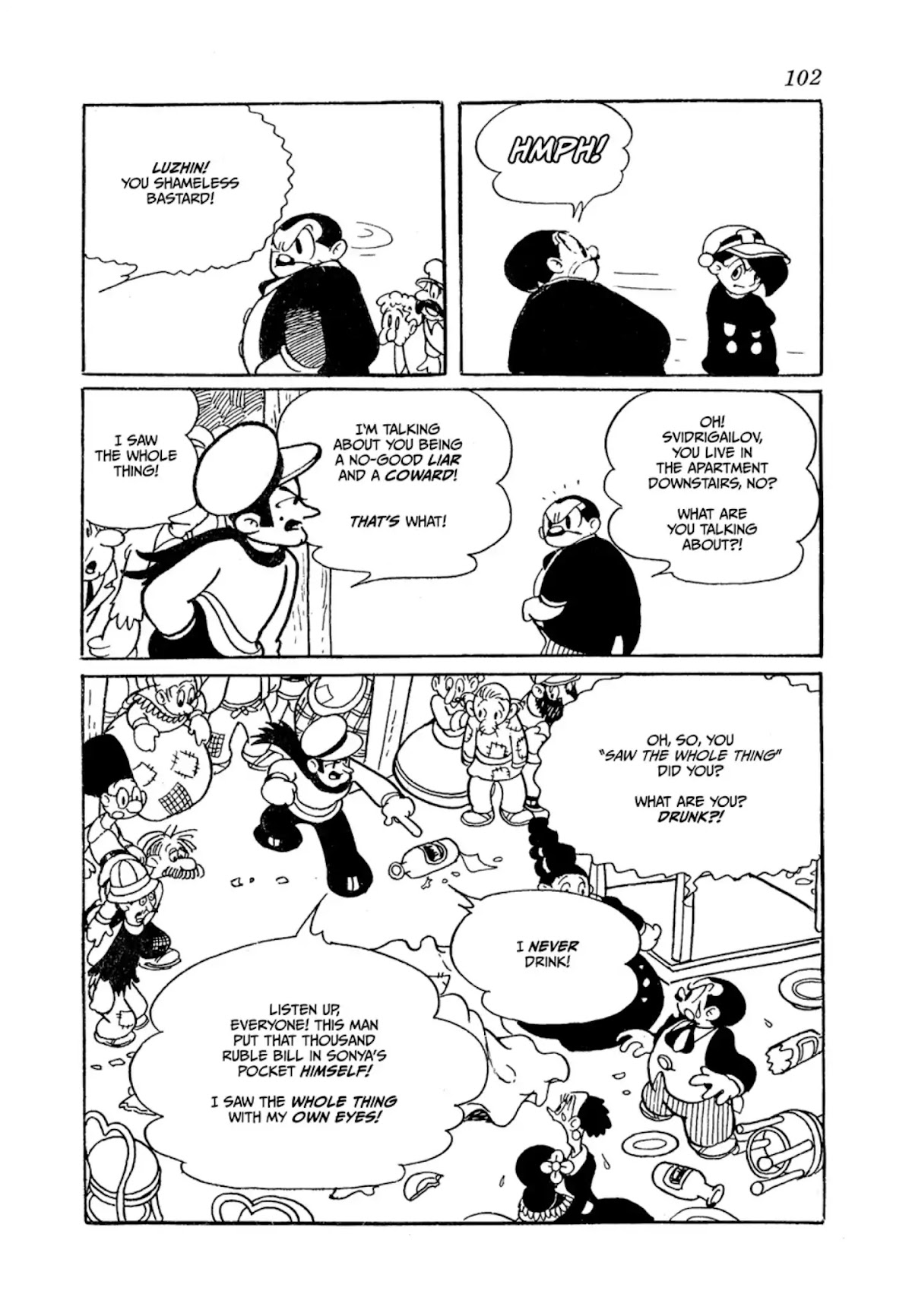 Crime and Punishment (Tezuka Osamu) Chapter 1 page 102 - Chapter 1: Crime and Punishment