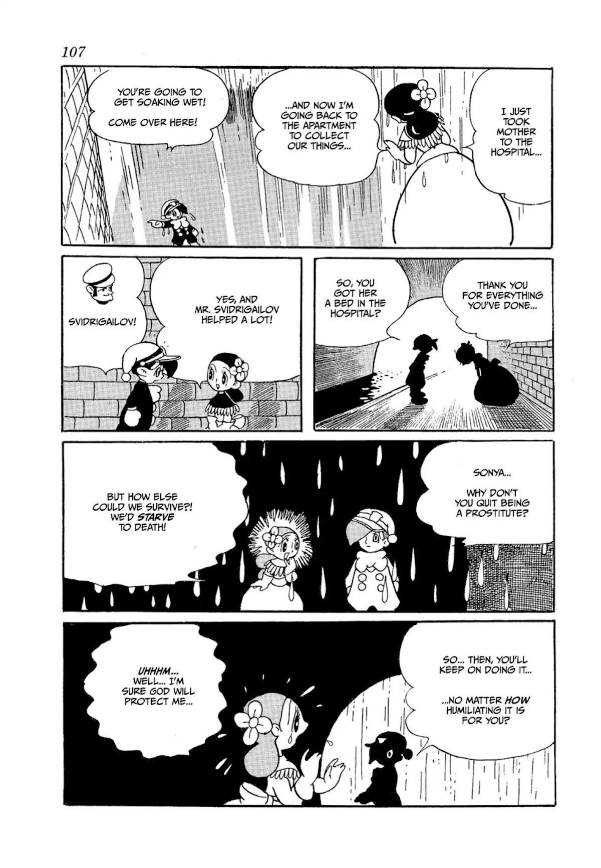 Crime and Punishment (Tezuka Osamu) Chapter 1 page 107 - Chapter 1: Crime and Punishment