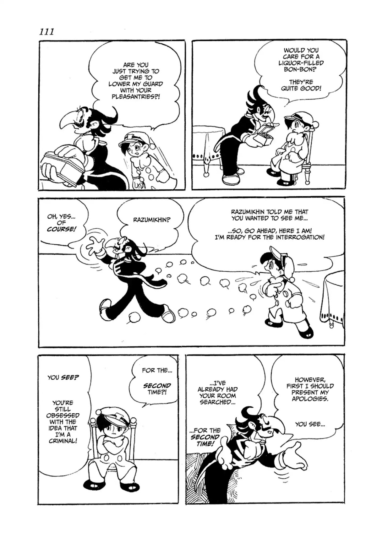 Crime and Punishment (Tezuka Osamu) Chapter 1 page 111 - Chapter 1: Crime and Punishment