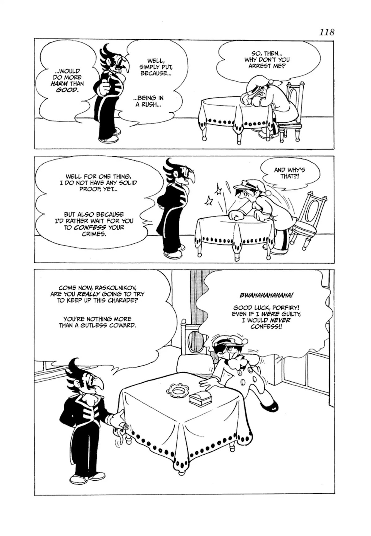 Crime and Punishment (Tezuka Osamu) Chapter 1 page 118 - Chapter 1: Crime and Punishment