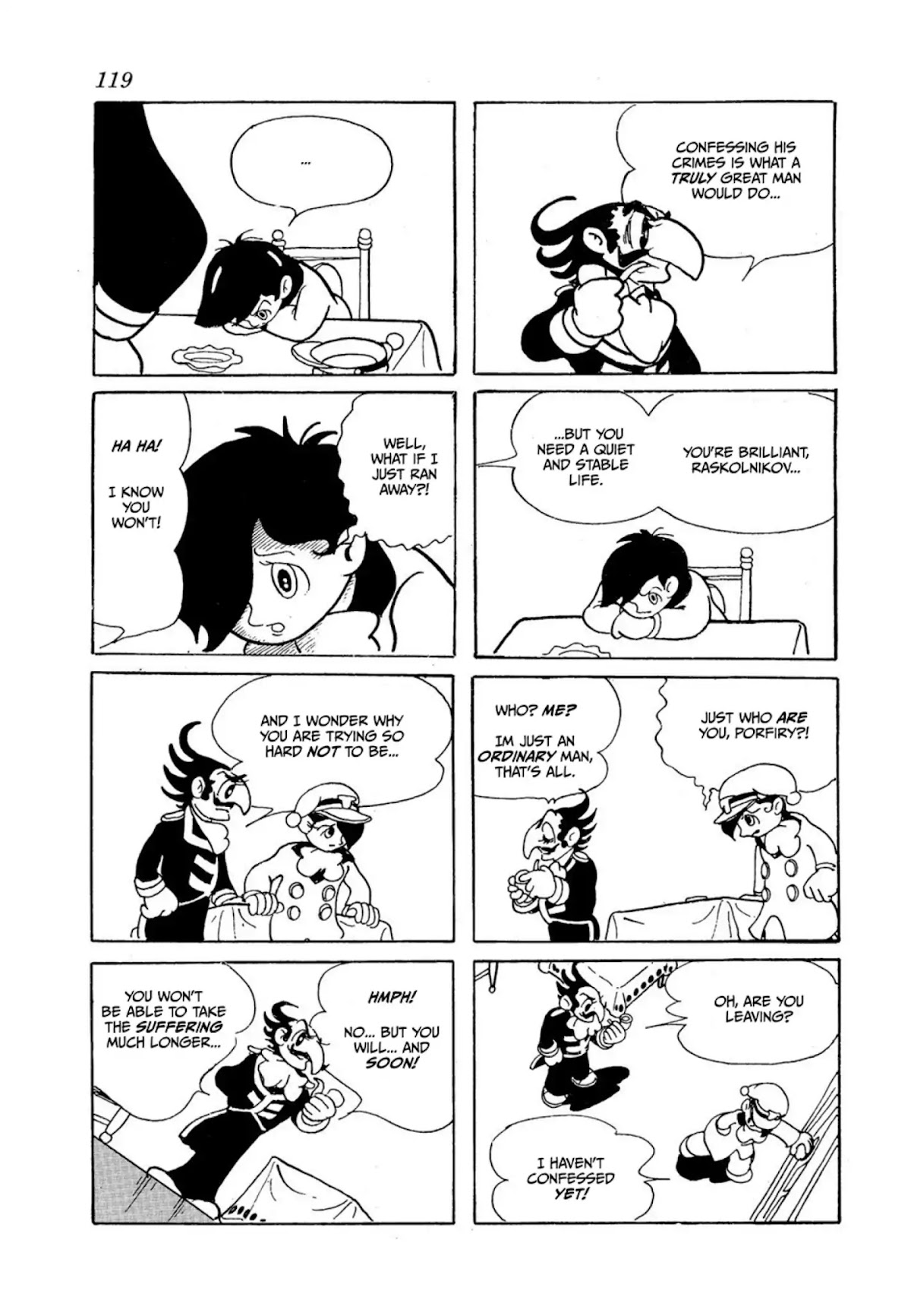 Crime and Punishment (Tezuka Osamu) Chapter 1 page 119 - Chapter 1: Crime and Punishment
