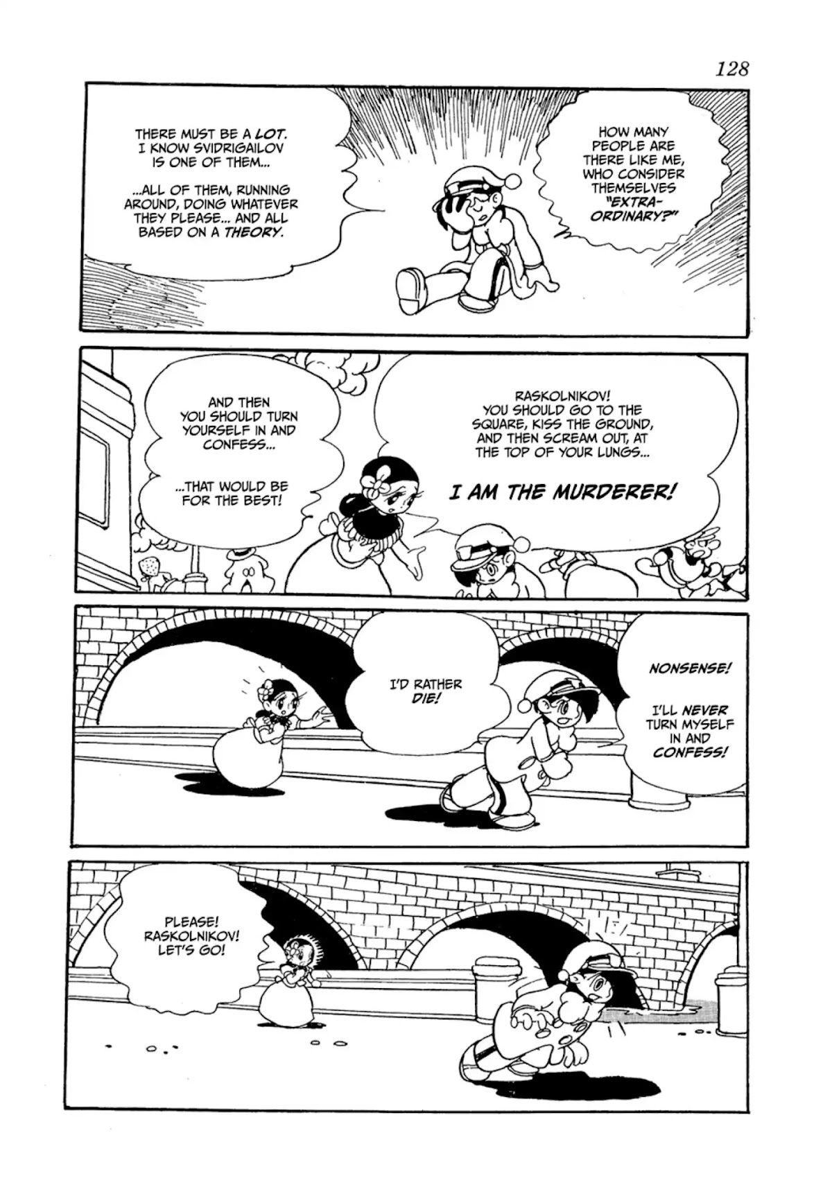 Crime and Punishment (Tezuka Osamu) Chapter 1 page 128 - Chapter 1: Crime and Punishment