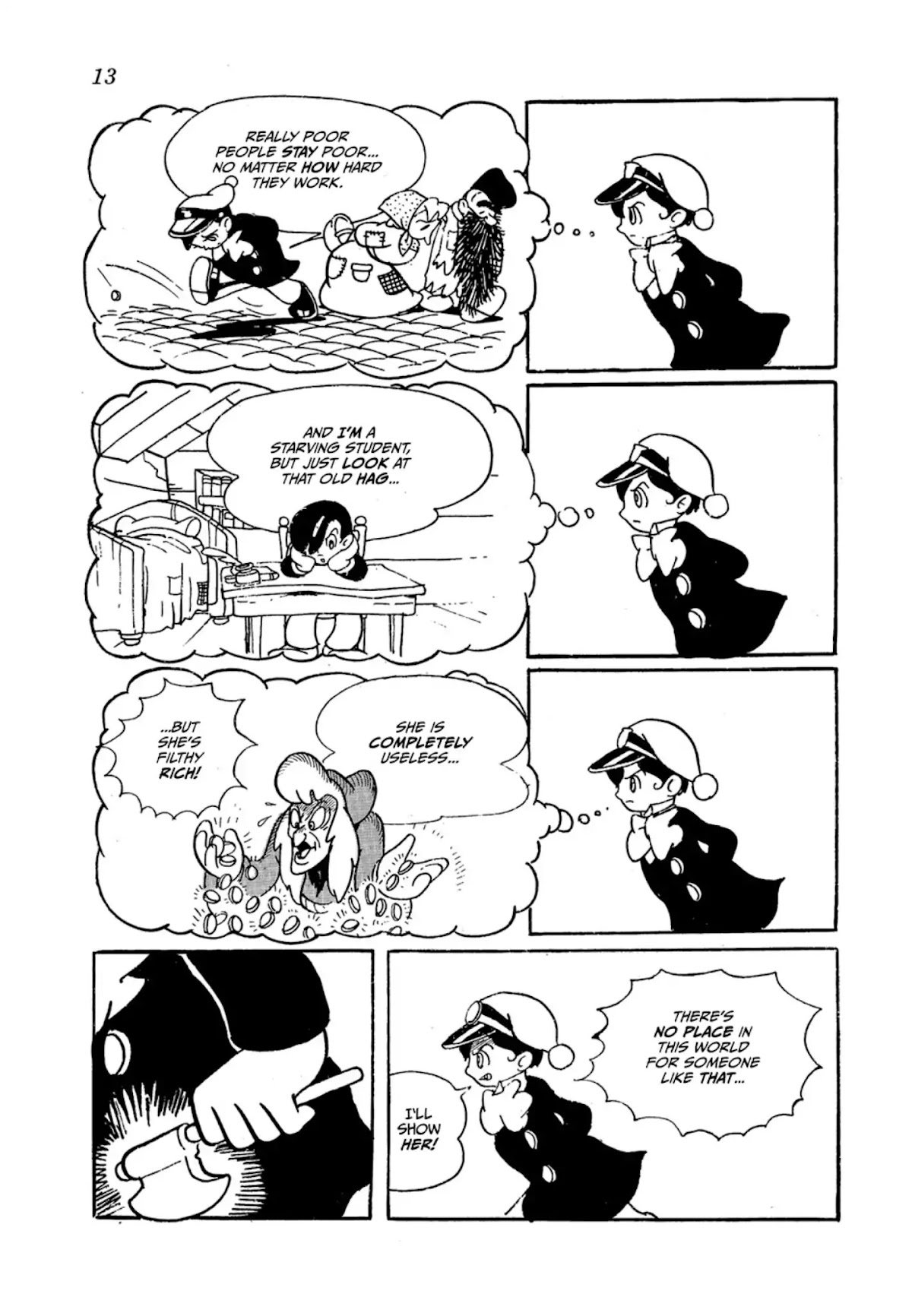 Crime and Punishment (Tezuka Osamu) Chapter 1 page 13 - Chapter 1: Crime and Punishment