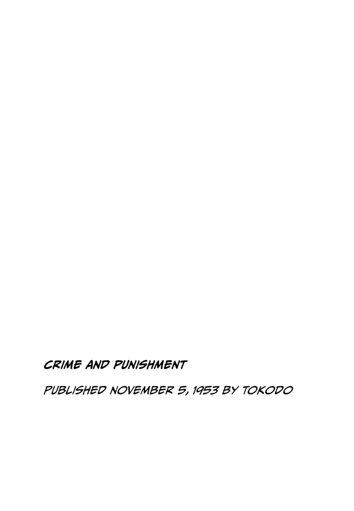 Crime and Punishment (Tezuka Osamu) Chapter 1 page 137 - Chapter 1: Crime and Punishment