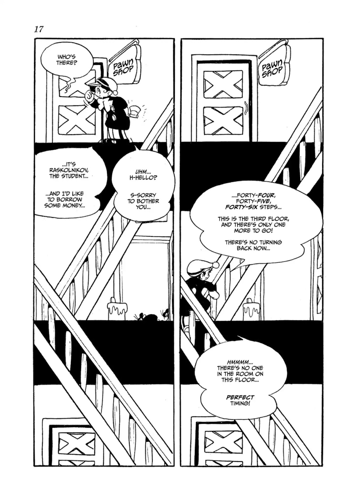 Crime and Punishment (Tezuka Osamu) Chapter 1 page 17 - Chapter 1: Crime and Punishment