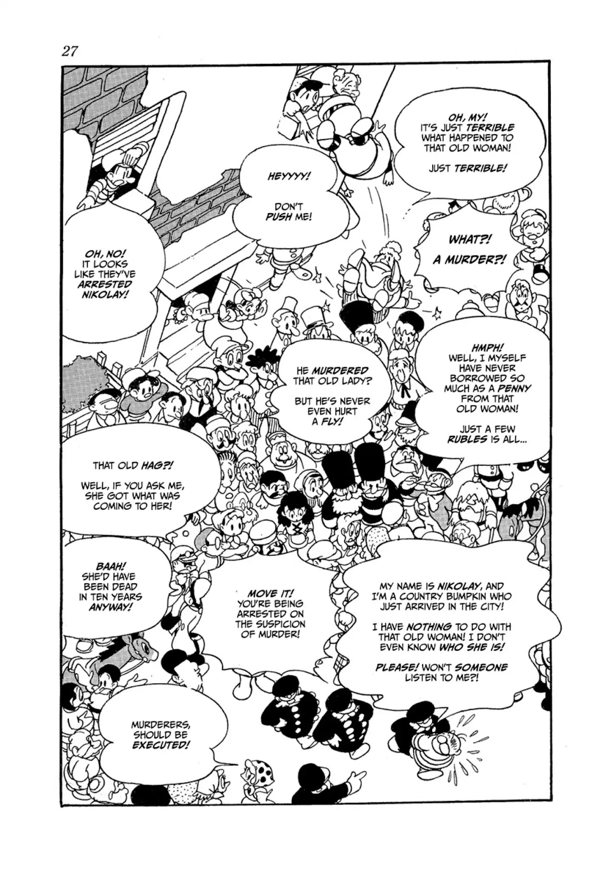 Crime and Punishment (Tezuka Osamu) Chapter 1 page 27 - Chapter 1: Crime and Punishment