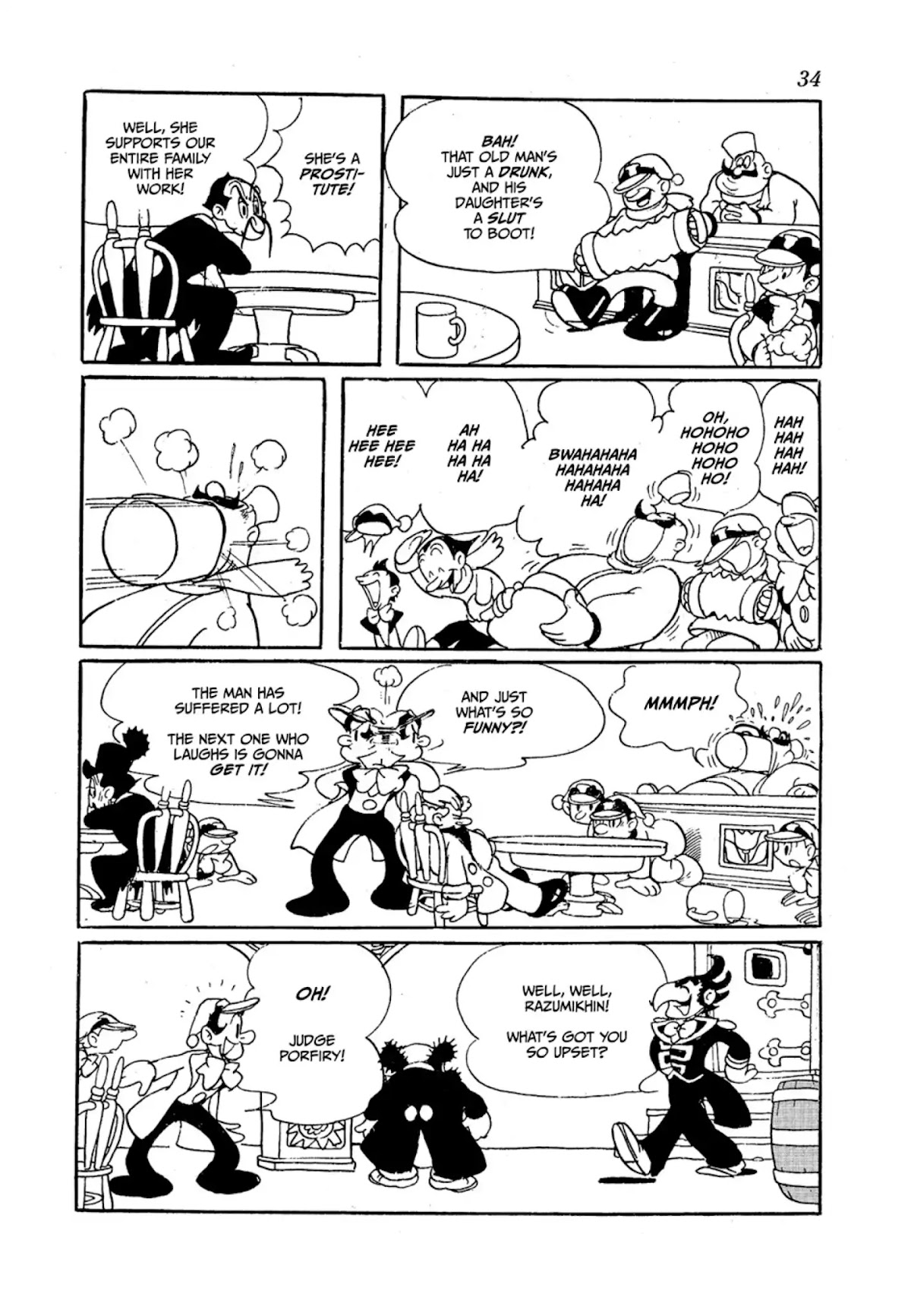 Crime and Punishment (Tezuka Osamu) Chapter 1 page 34 - Chapter 1: Crime and Punishment