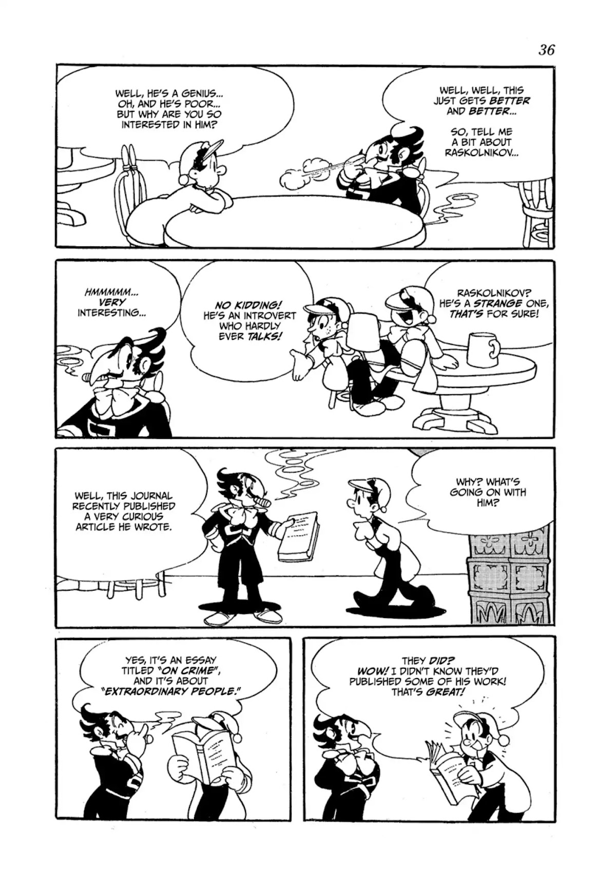 Crime and Punishment (Tezuka Osamu) Chapter 1 page 36 - Chapter 1: Crime and Punishment