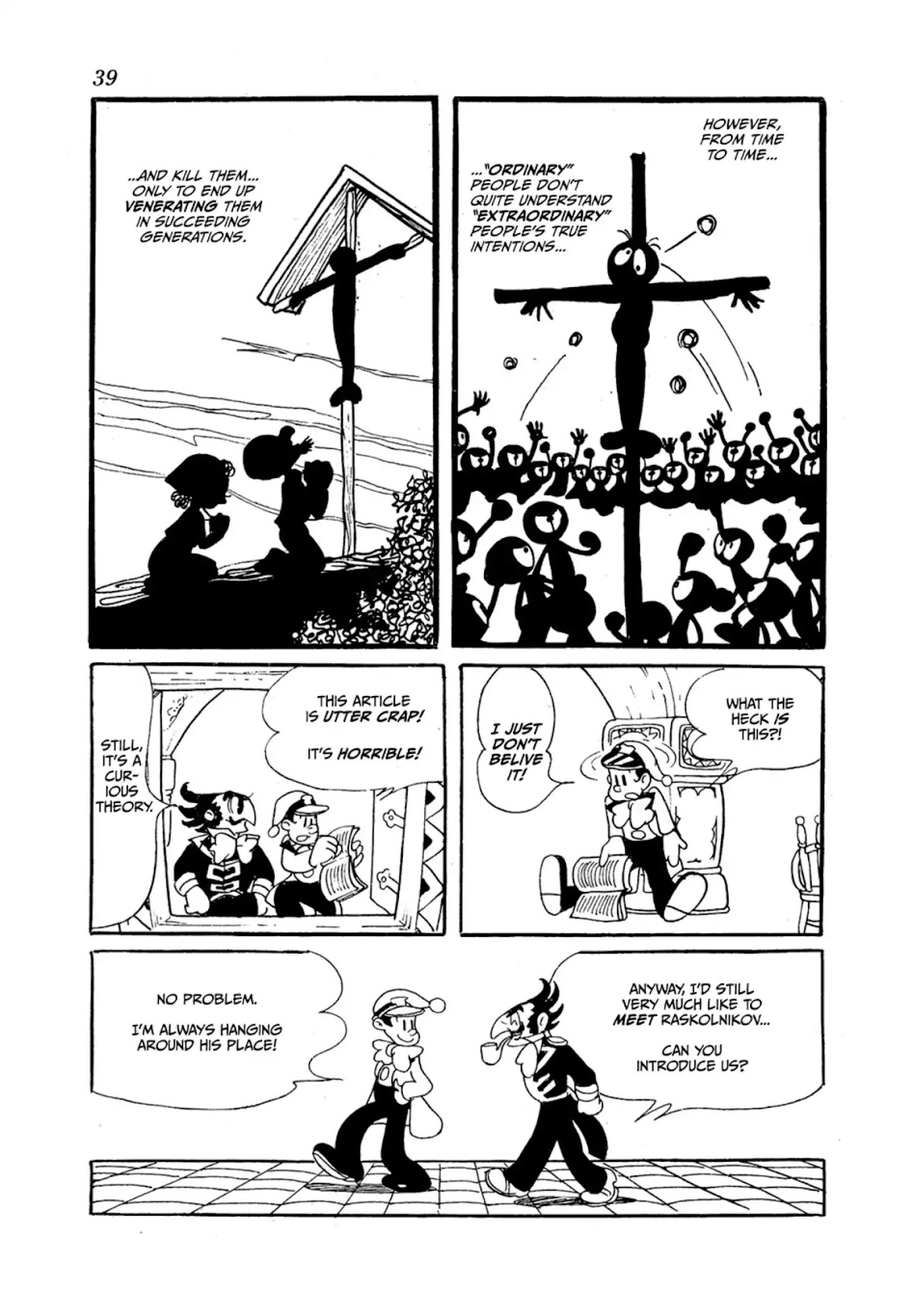Crime and Punishment (Tezuka Osamu) Chapter 1 page 39 - Chapter 1: Crime and Punishment
