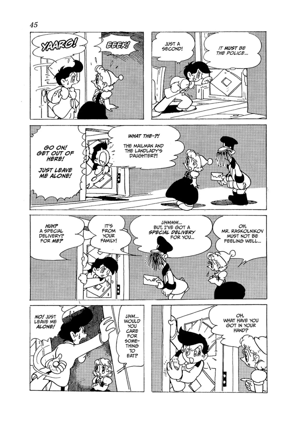 Crime and Punishment (Tezuka Osamu) Chapter 1 page 45 - Chapter 1: Crime and Punishment
