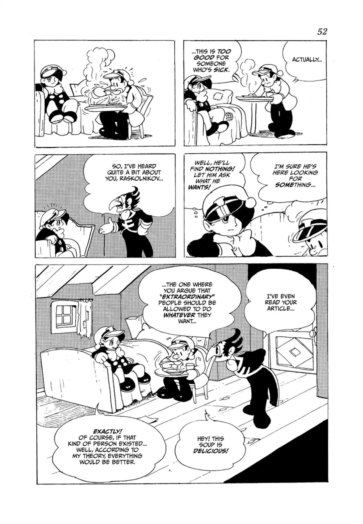 Crime and Punishment (Tezuka Osamu) Chapter 1 page 52 - Chapter 1: Crime and Punishment