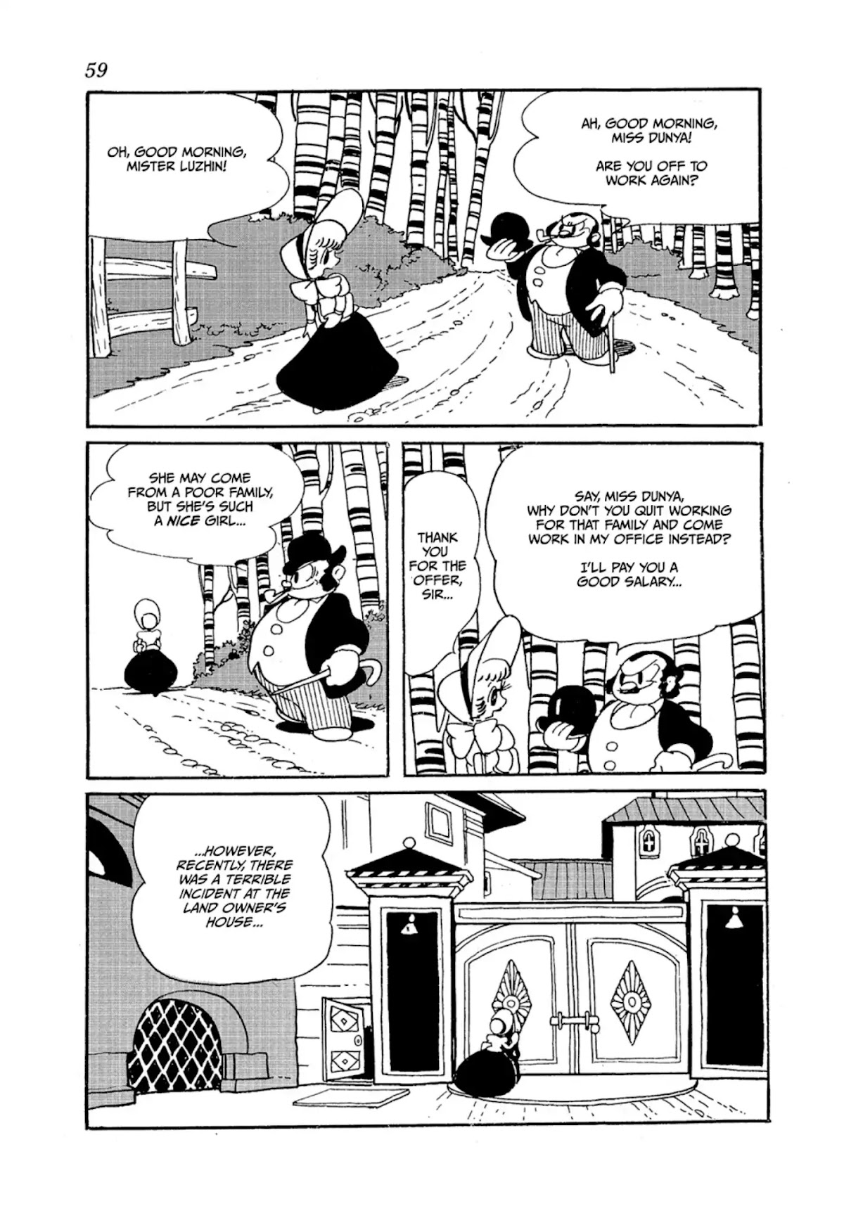 Crime and Punishment (Tezuka Osamu) Chapter 1 page 59 - Chapter 1: Crime and Punishment