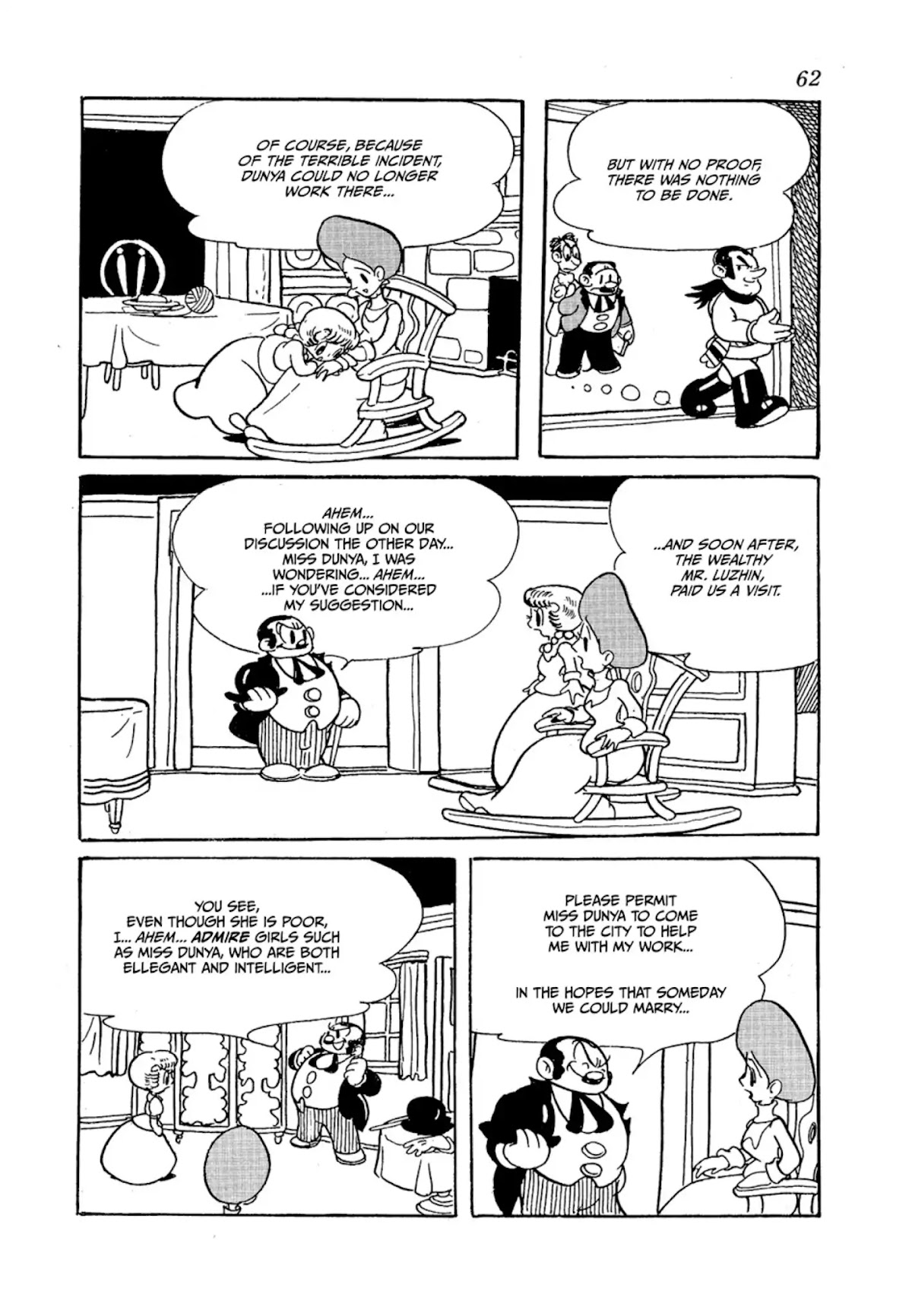 Crime and Punishment (Tezuka Osamu) Chapter 1 page 62 - Chapter 1: Crime and Punishment