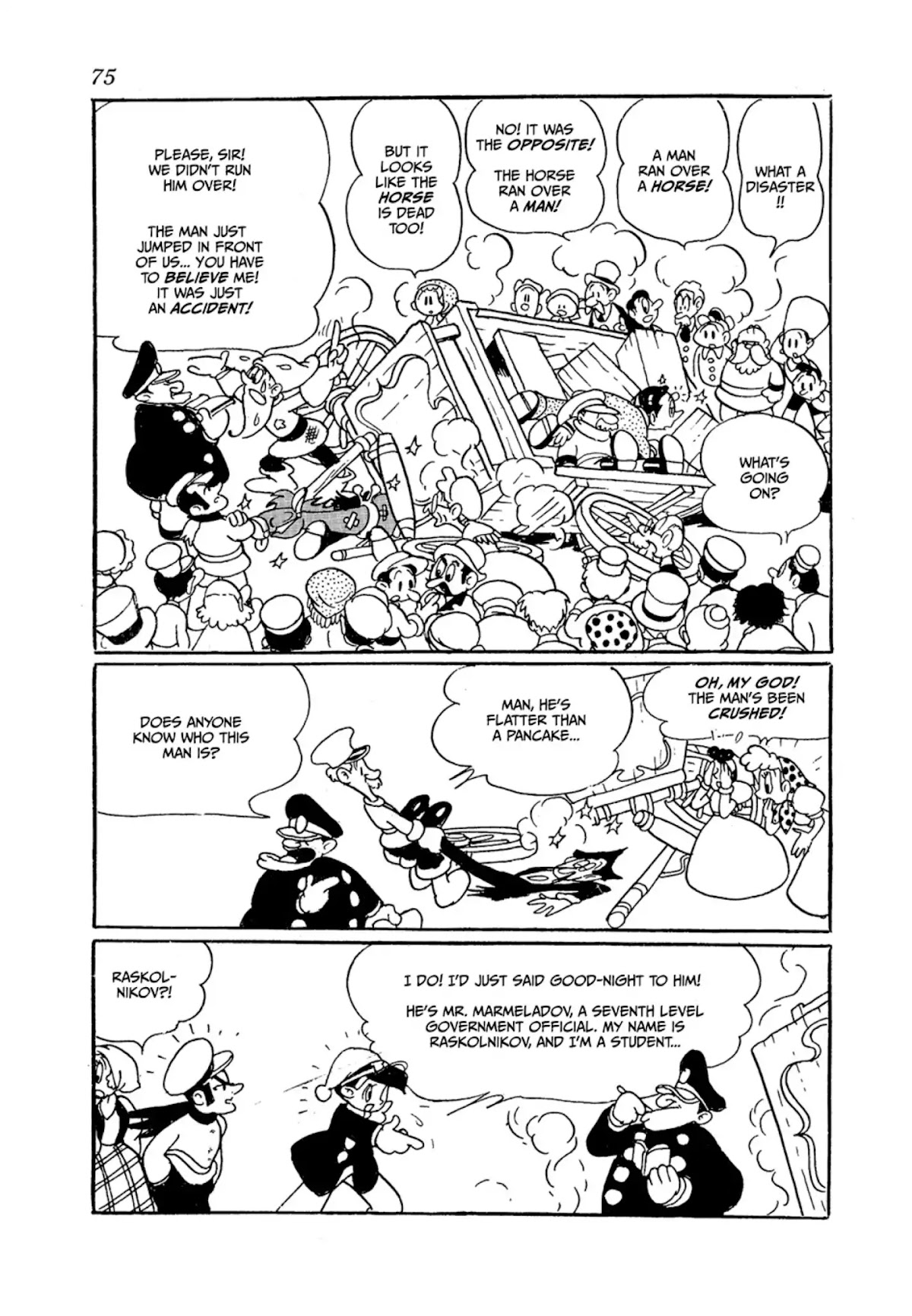 Crime and Punishment (Tezuka Osamu) Chapter 1 page 75 - Chapter 1: Crime and Punishment