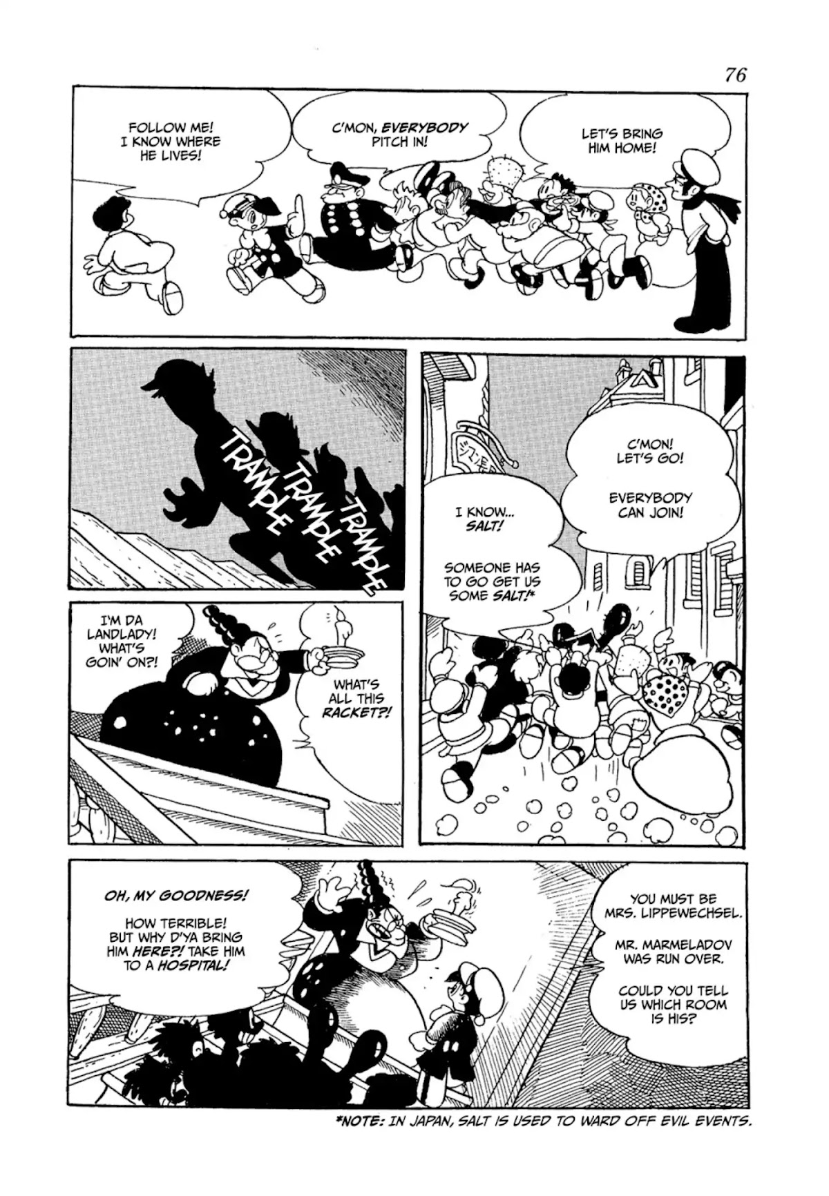 Crime and Punishment (Tezuka Osamu) Chapter 1 page 76 - Chapter 1: Crime and Punishment